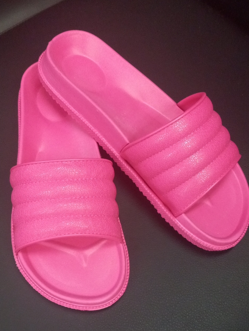 Pink Slide Sandals - Picture 2 of 4